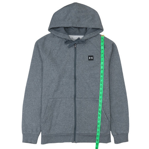 Under Armour Men's Grey Full Zip Hoodie Size M Loose Fit
