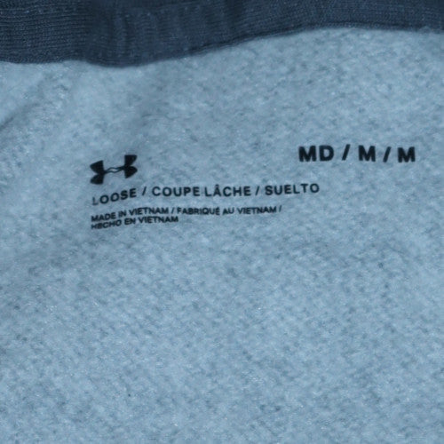 Under Armour Men's Grey Full Zip Hoodie Size M Loose Fit