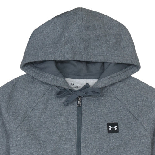 Under Armour Men's Grey Full Zip Hoodie Size M Loose Fit