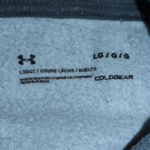Under Armour Men's Grey Pullover Hoodie Size L ColdGear