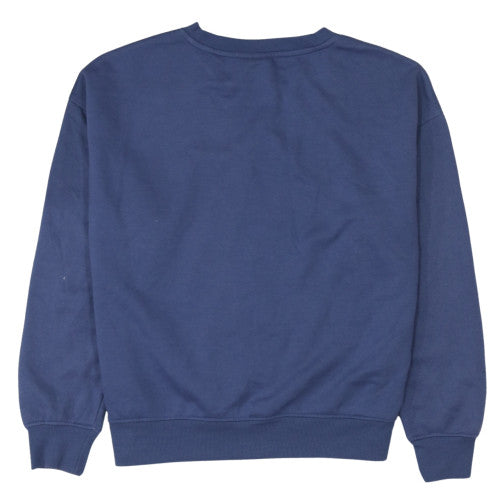Disney Women’s Blue Stitch & Angel Sweatshirt Size S Regular Fit