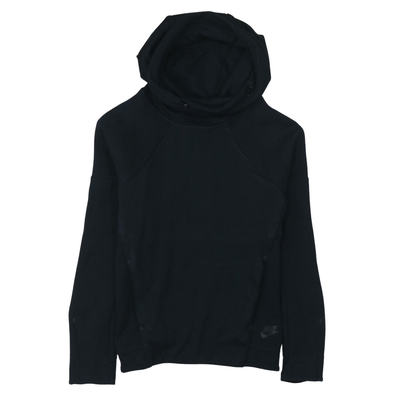 Nike Women's Black Pullover Hoodie Small Cotton Blend Sportswear