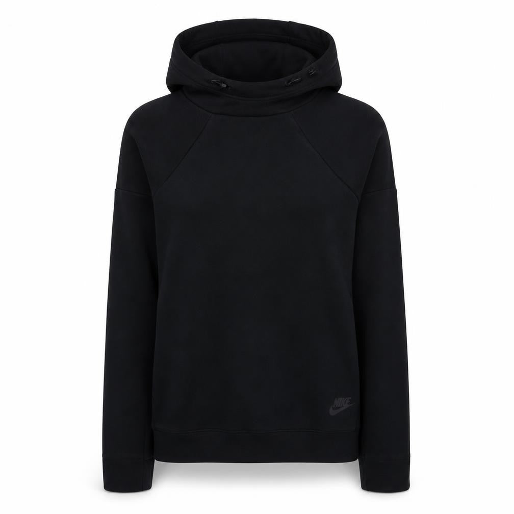 Nike Women's Black Pullover Hoodie Small Cotton Blend Sportswear