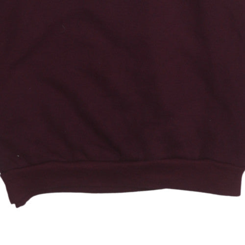 Jerzees Women’s Burgundy Hard Rock Cafe Nassau Pullover Sweatshirt XL