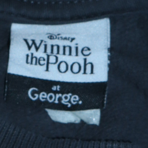George Women’s Charcoal Winnie the Pooh Sweatshirt M 12-14 Graphic Pullover