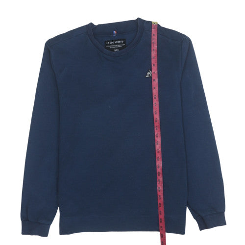 Le Coq Sportif Men's Blue XL Crew Neck Pullover Sweatshirt