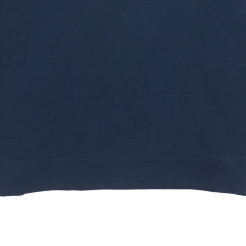 Le Coq Sportif Men's Blue XL Crew Neck Pullover Sweatshirt