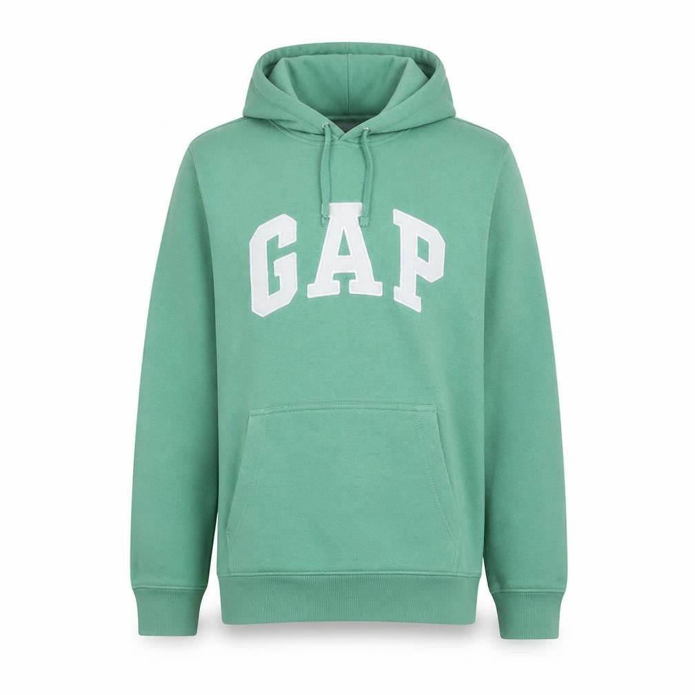 Gap Men's Green Pullover Hoodie Small Regular Fit Fleece