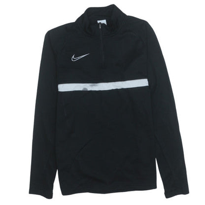 Nike Men's Black Dri-Fit 1/4 Zip Athletic Sweatshirt S