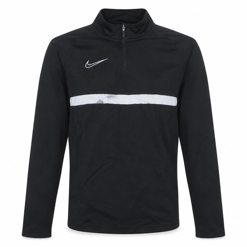 Nike Men's Black Dri-Fit 1/4 Zip Athletic Sweatshirt S