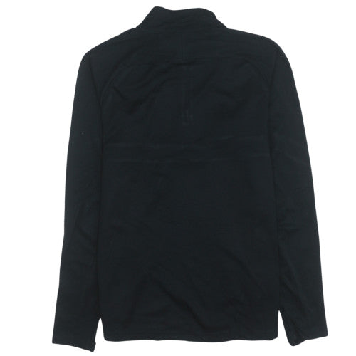 Nike Men's Black Dri-Fit 1/4 Zip Athletic Sweatshirt S