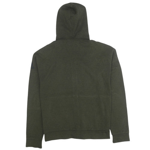 Adidas Men's Green Full Zip Hoodie Size S Lightweight Sportswear