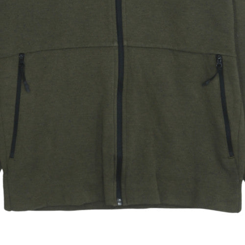 Adidas Men's Green Full Zip Hoodie Size S Lightweight Sportswear