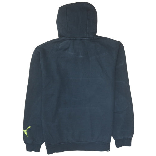 Puma Men's Black M Pullover Hoodie with Logo Print