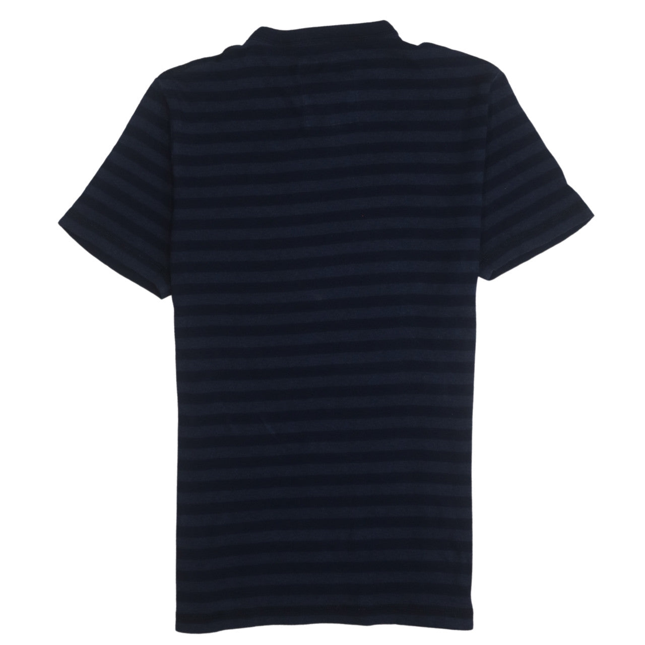 G-Star Raw Men's Blue Striped Slim Fit Cotton T-Shirt M