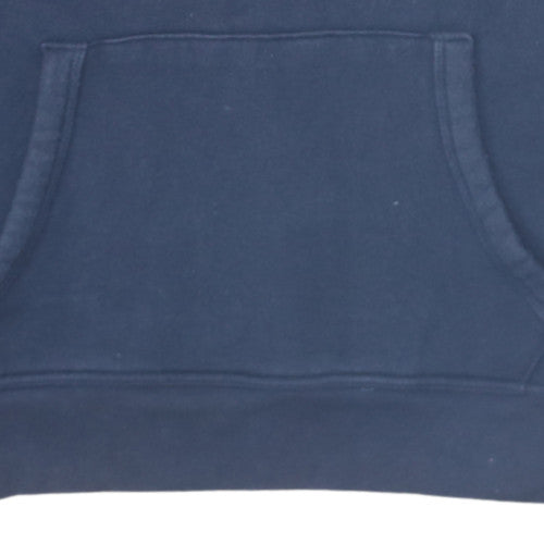 GAP Kids Boys Navy Blue XL (12 Years) Pullover Hoodie with Logo