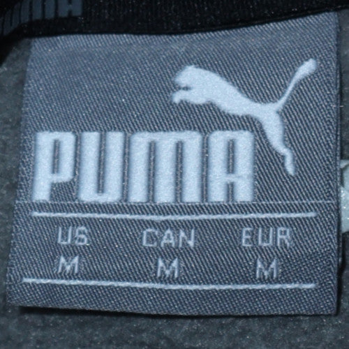 Puma Mens Grey Crew Neck Pullover Sweatshirt M Regular Fit