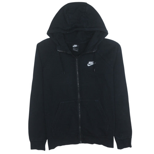 Nike Men's Black Full Zip Hoodie Size M Regular Fit Fleece