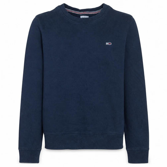 Tommy Jeans Men's Blue Regular Fit Crew Neck Sweatshirt Size S