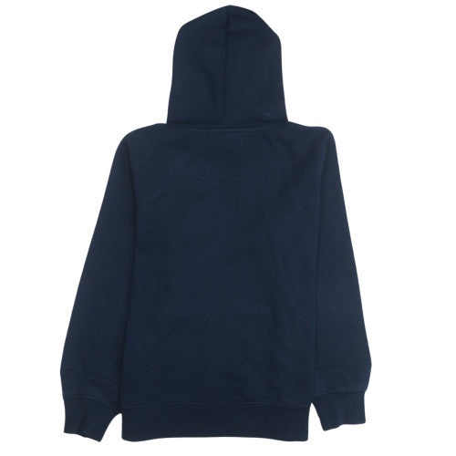 Canterbury Mens Blue Pullover Rugby Hoodie Size L Fleece Sweatshirt