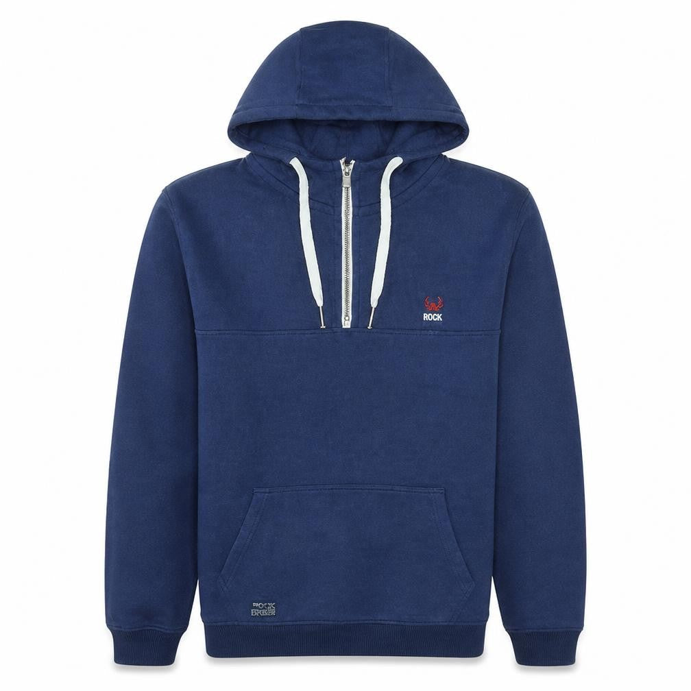 Diesel Mens Blue XL 1/2 Zip Hoodie Sweatshirt with Logo