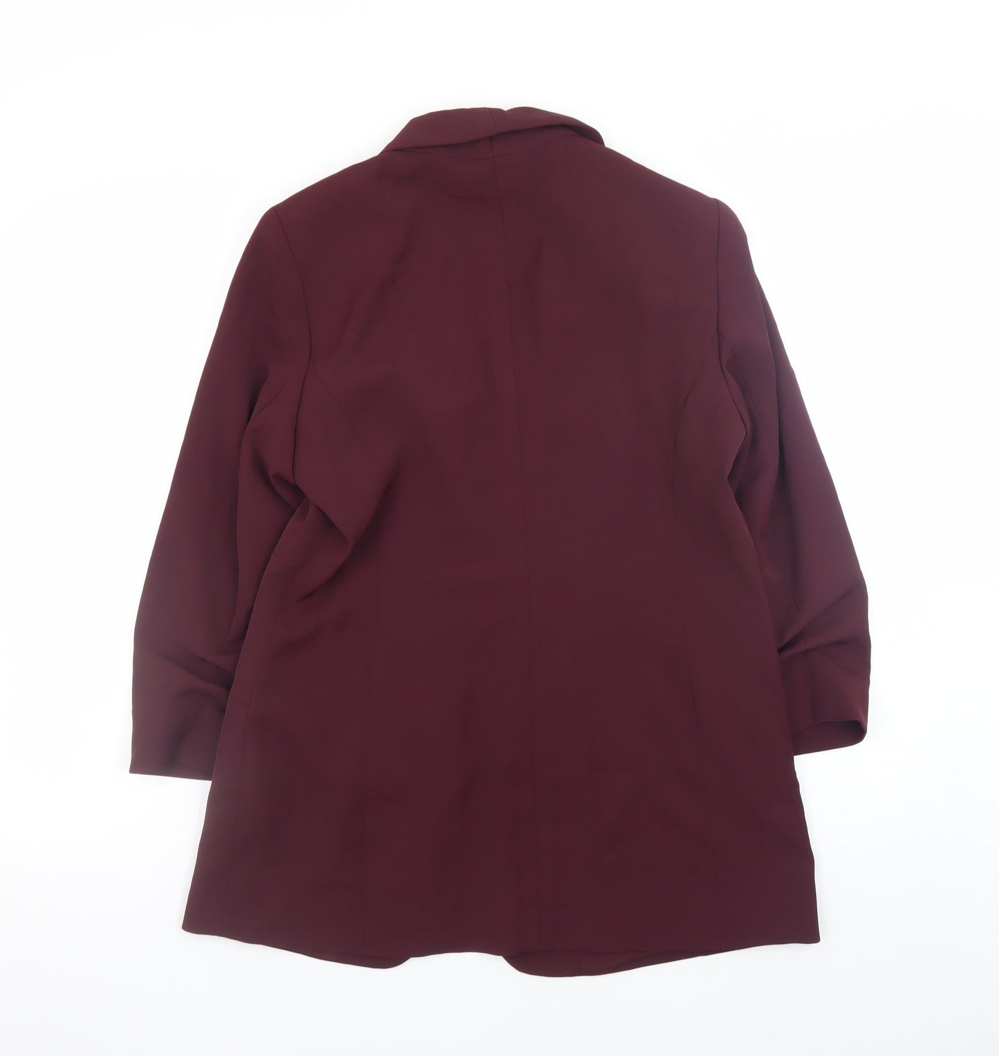 NEXT Women’s Purple Blazer UK 10 Regular Fit Mid-Length Jacket