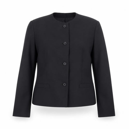 Marks and Spencer St Michael Women’s Black Wool Blazer Size 14 Classic Fit