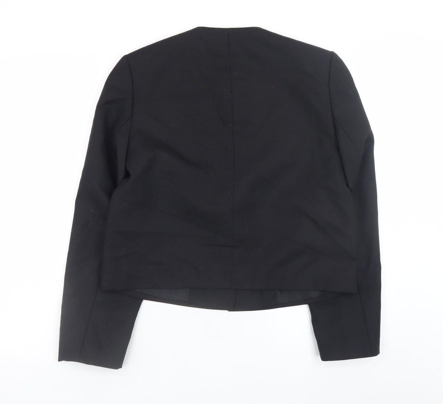 Marks and Spencer St Michael Women’s Black Wool Blazer Size 14 Classic Fit