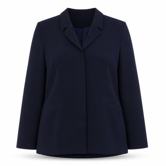Affinity Women's Blue Size 14 Blazer Jacket - Classic Mid-Length