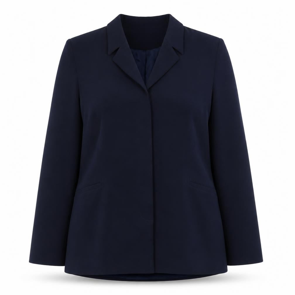 Affinity Women's Blue Size 14 Blazer Jacket - Classic Mid-Length