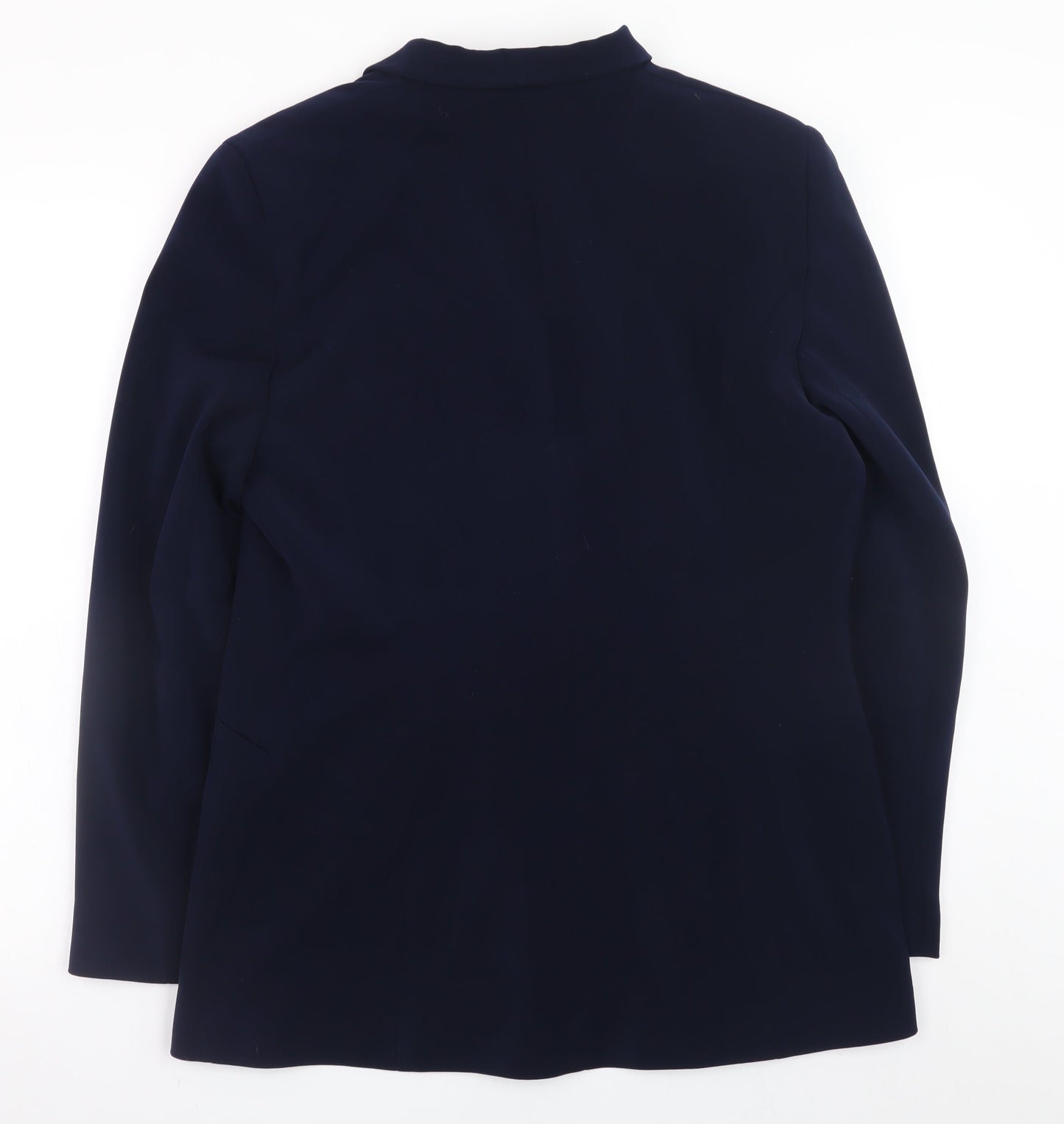 Affinity Women's Blue Size 14 Blazer Jacket - Classic Mid-Length