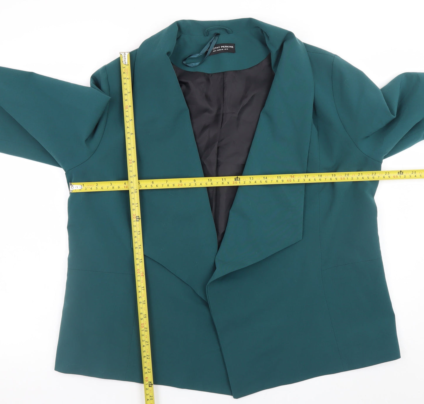 Dorothy Perkins Women’s Green Blazer Jacket Size 18 Lined Office Style