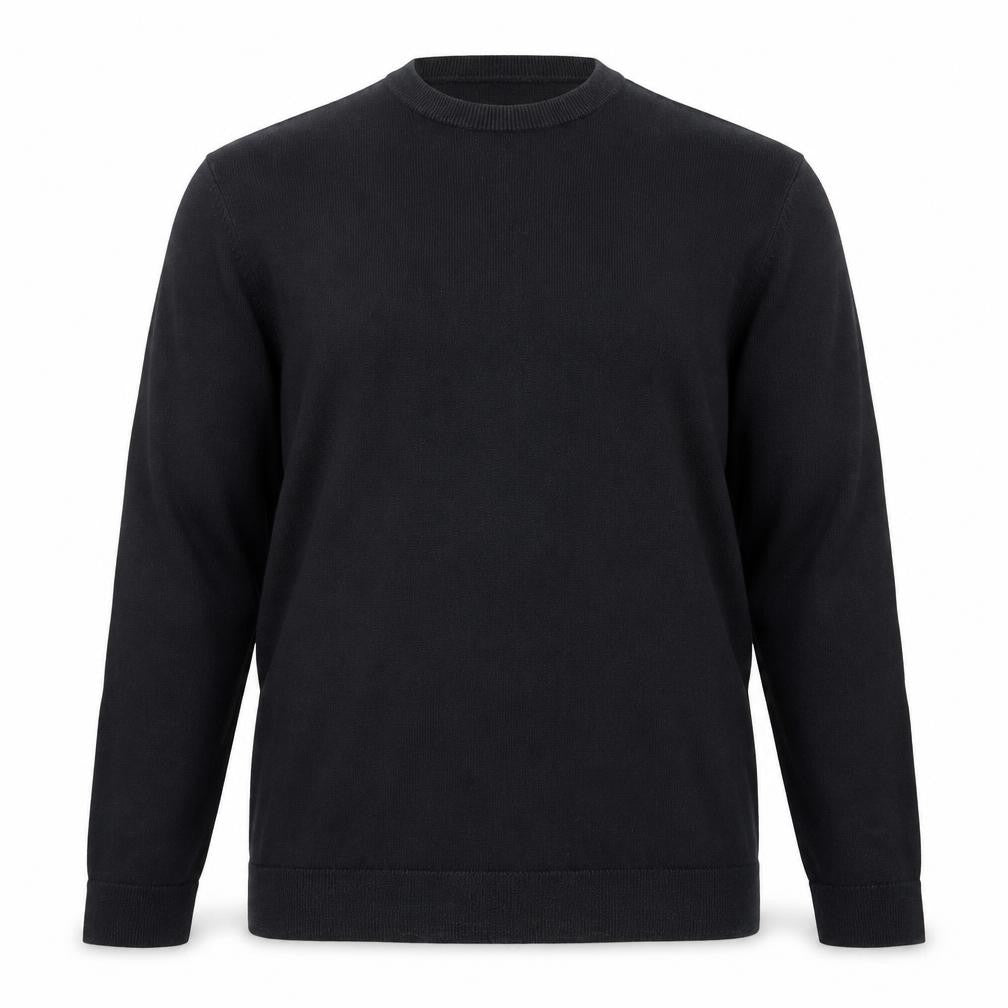 Topman Men’s Black Cotton Crew Neck Pullover Jumper Size L