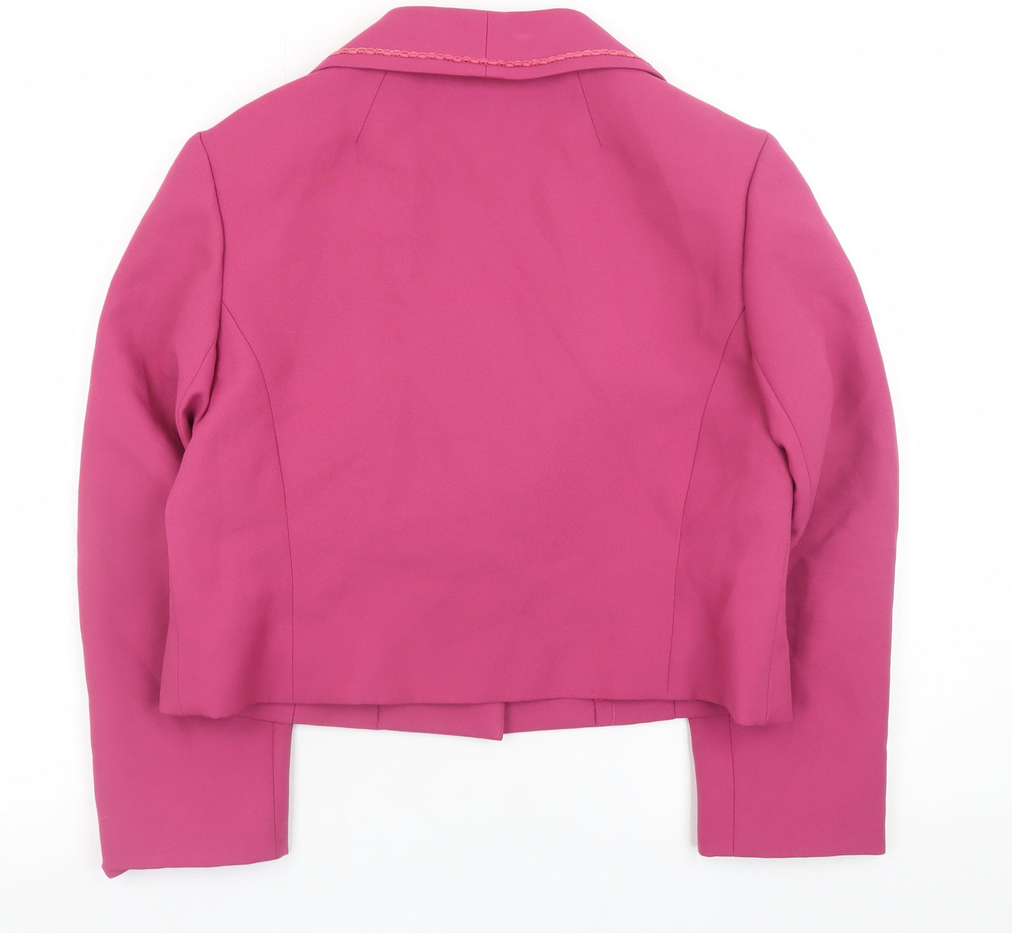 Petite Française Women's Pink Size 16 Classic Blazer Jacket