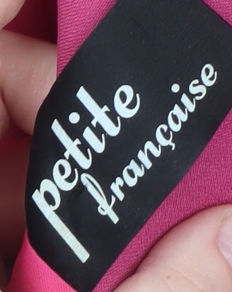 Petite Française Women's Pink Size 16 Classic Blazer Jacket