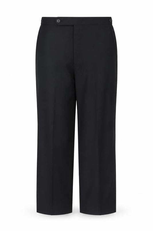 Front view of Taylor & Wright Men's Black 34R Dress Pants Formal Trousers