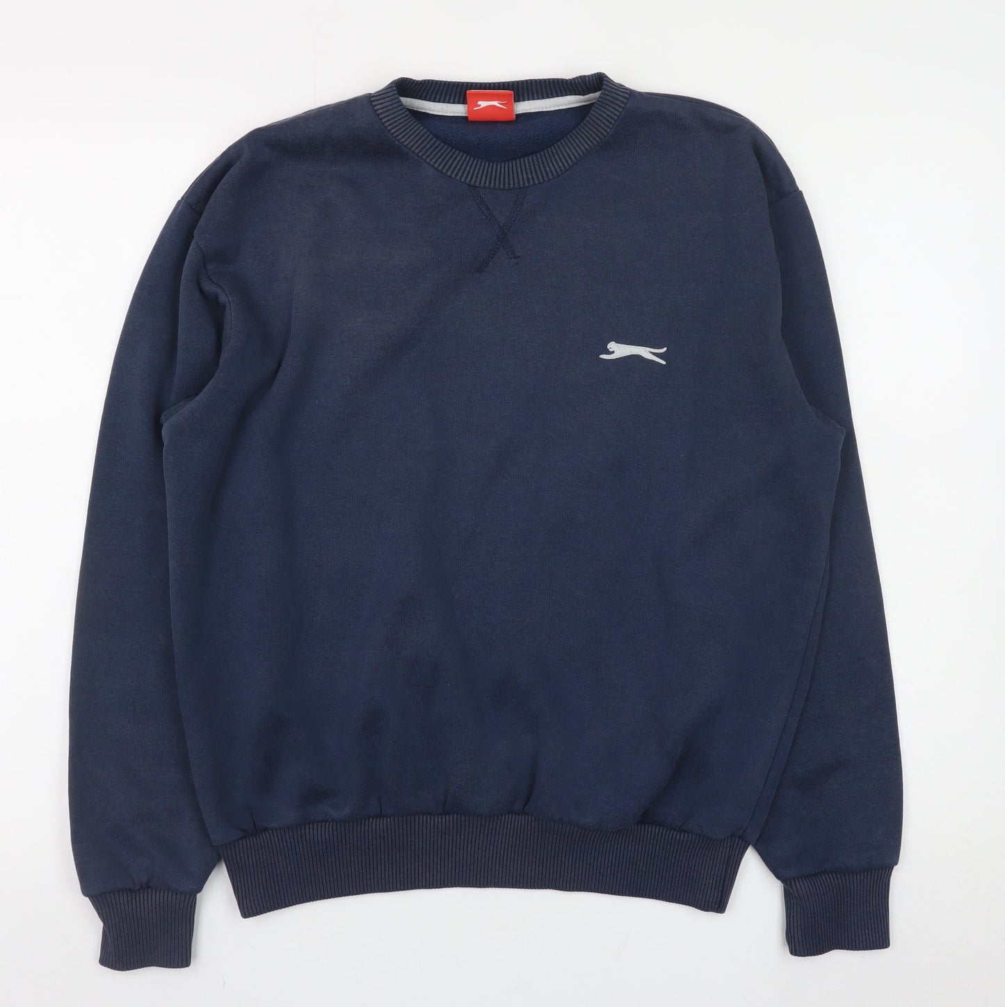 Slazenger Men's Blue Crew Neck Pullover Sweatshirt S Regular Fit
