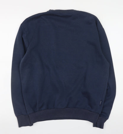 Slazenger Men's Blue Crew Neck Pullover Sweatshirt S Regular Fit