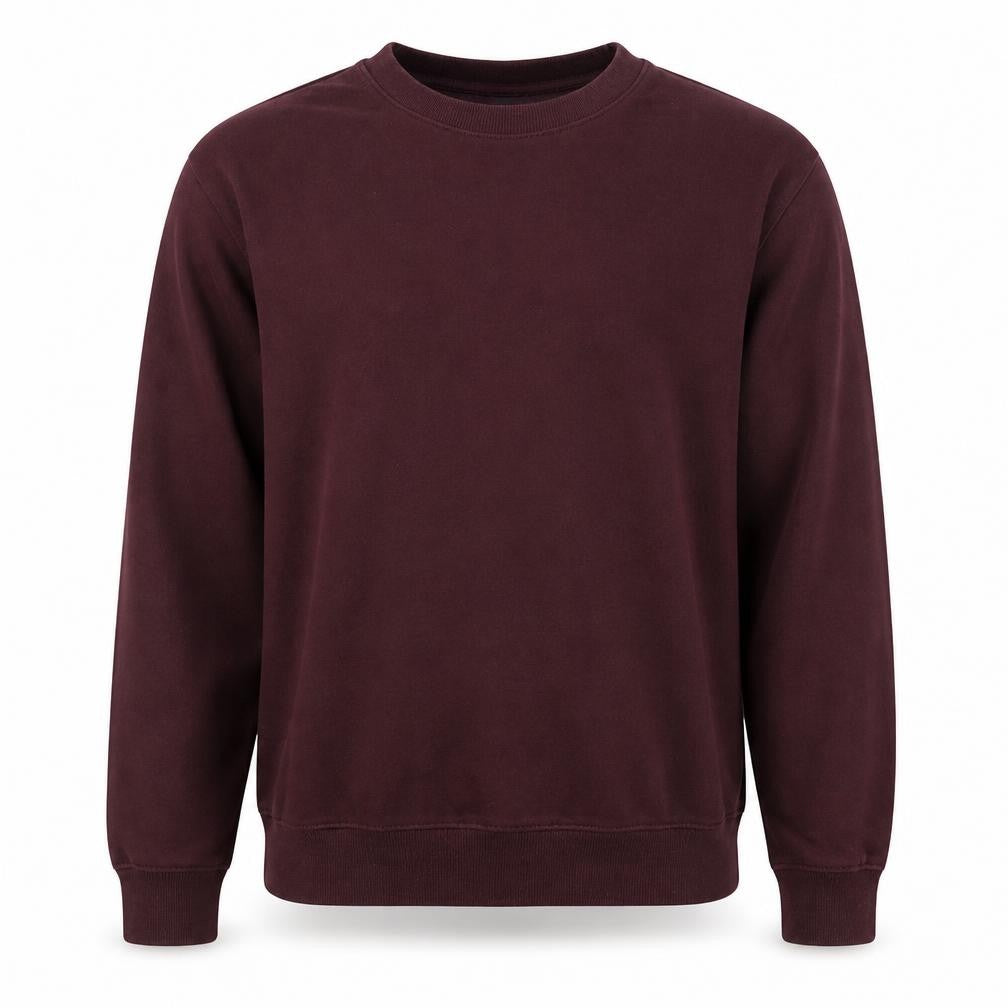 H&M Men's Brown Crew Neck Pullover Sweatshirt Size L
