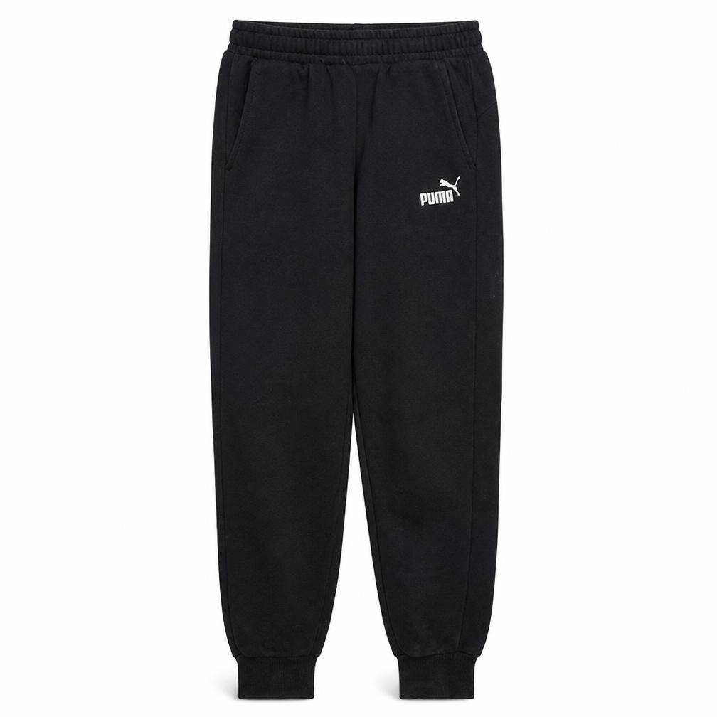 Puma Men's Black Small Regular Fit Fleece Sweatpants