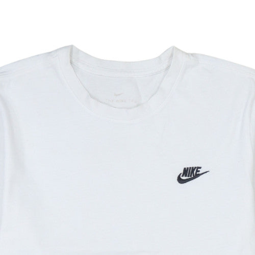 Nike Men's White Short Sleeve Crew Neck Cotton T-Shirt Size M