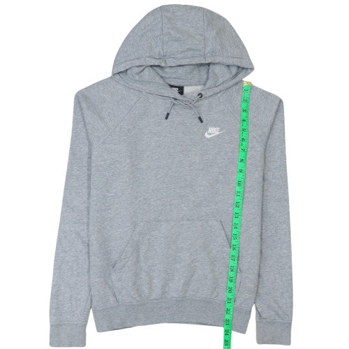 Nike Womens Grey Pullover Hoodie Small Classic Cotton Casual
