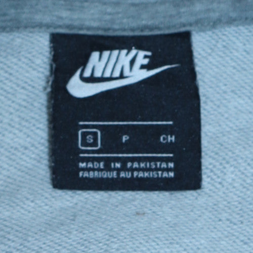 Nike Womens Grey Pullover Hoodie Small Classic Cotton Casual