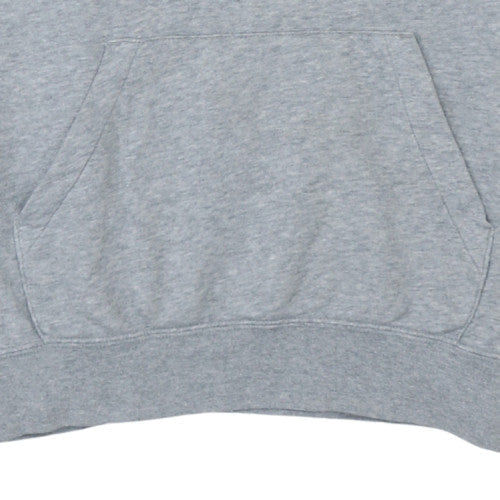 Nike Womens Grey Pullover Hoodie Small Classic Cotton Casual