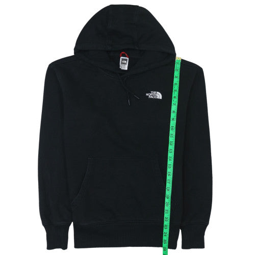 The North Face Mens Black Pullover Hoodie Size M Fleece Hooded Sweatshirt