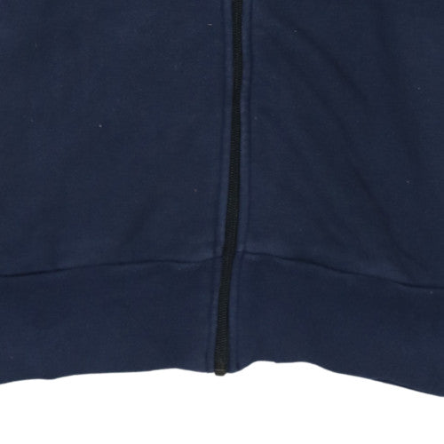Nike Boys Blue Full Zip Fleece Hoodie - Size 10-11 Years Regular Fit