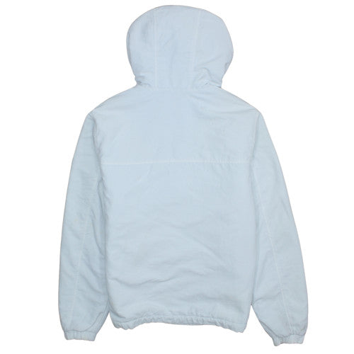 Tommy Jeans Men’s White Hooded Anorak Jacket Size M Polyamide Outdoor