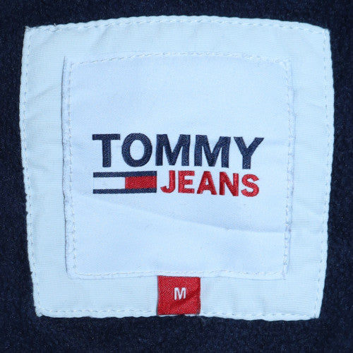 Tommy Jeans Men’s White Hooded Anorak Jacket Size M Polyamide Outdoor
