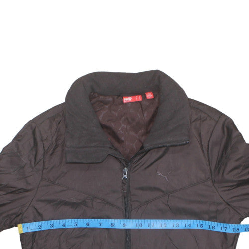 Puma Women's Brown Size 10 Lightweight Full Zip Active Jacket
