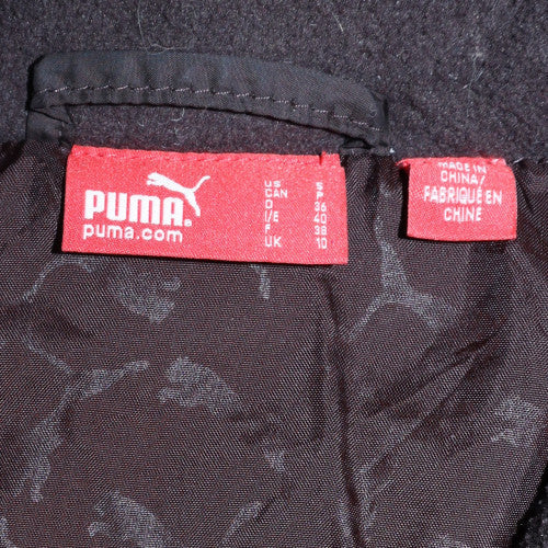 Puma Women's Brown Size 10 Lightweight Full Zip Active Jacket